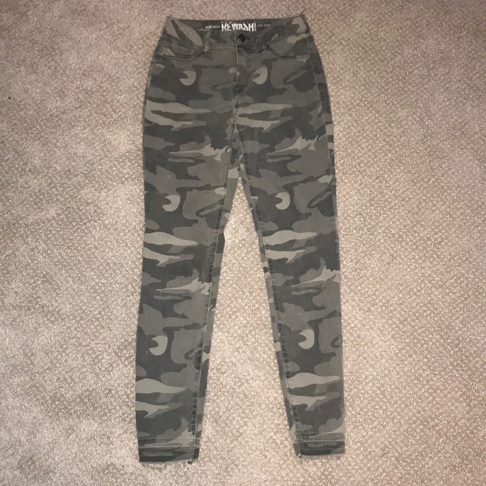 Rewash Brand camo jean leggings